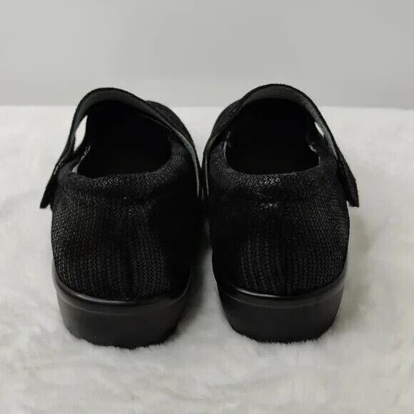 Alegria Black textured clog sz 8.5 - Picture 6 of 9